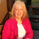 Me in fuschia blouse