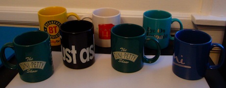 TV appearance mugs